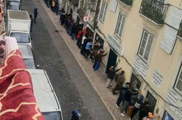 rusga na Rua do Benformoso
